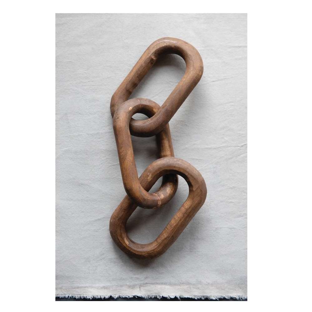 NEW Gorgeous Reclaimed Wooden Chain